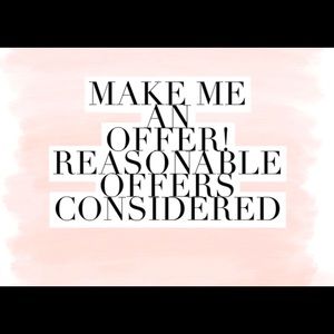 Will entertain offers